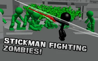 Stickman Killing Zombie 3D