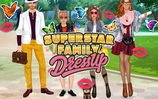 Superstar Family Dress Up Game